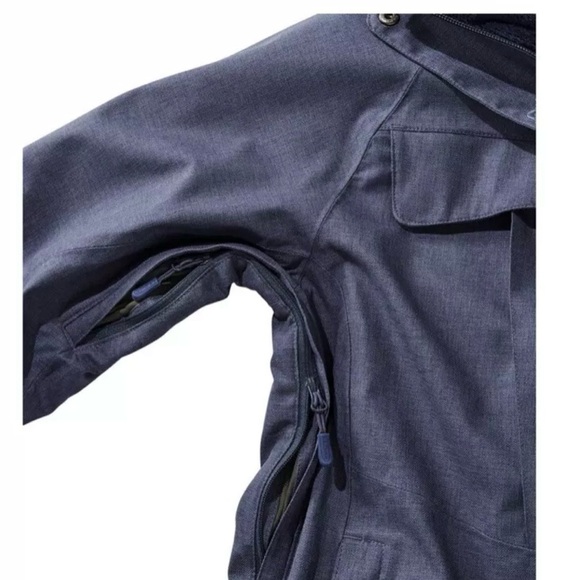 LL Bean Women's Carrabassett Ski Jacket Size L Black Insulated Primaloft Winter - Picture 16 of 16